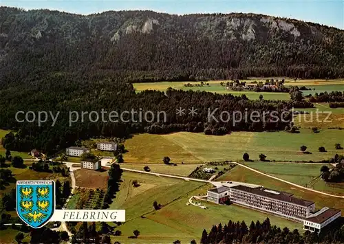 AK / Ansichtskarte  Muthmannsdorf_Winzendorf Herz Kreilaufheilstaette Felbring Fliegeraufnahme mit Hohe Wand Muthmannsdorf Winzendorf