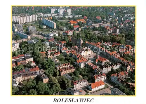 AK / Ansichtskarte 73861924 Boleslawiec_Bunzlau_Niederschlesien_PL Widok miasta z lotu ptaka 