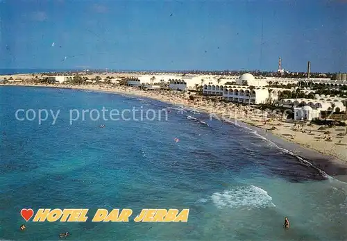 AK / Ansichtskarte 73861925 Jerba_Djerba_Tunesie Hotel Dar Jerba Fliegeraufnahme 