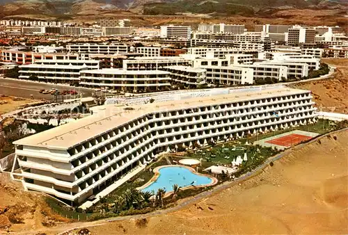 AK / Ansichtskarte  Playa_del_Ingles_Gran_Canaria_ES Apart Hotel Santa Monica Fliegeraufnahme 