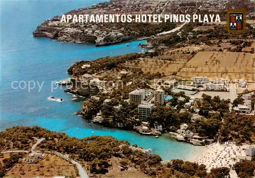 AK / Ansichtskarte  Cala_Santanyi Apartamentos Hotel Pinos Playa Fliegeraufnahme Cala_Santanyi