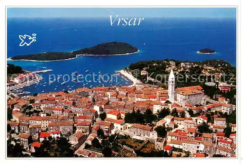 AK / Ansichtskarte  Vrsar_Istria_Croatia Fliegeraufnahme 