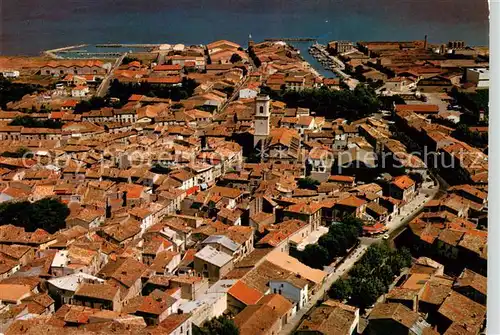 AK / Ansichtskarte  Marseillan__34_Herault En avion au dessus du centre de la ville 
