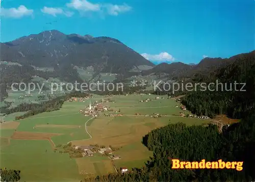 AK / Ansichtskarte  Brandenberg__Zillertal_Tirol_AT Fliegeraufnahme 