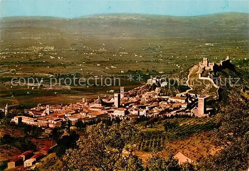 AK / Ansichtskarte 73862031 Assisi_Umbria Fliegeraufnahme Assisi Umbria