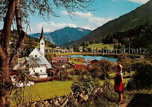 AK / Ansichtskarte  Goldegg_Pongau_AT Panorama mit Kirche 