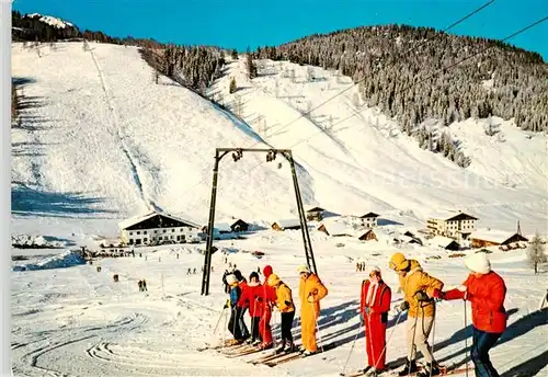 AK / Ansichtskarte  Zauchensee_Altenmarkt_im_Pongau_AT Panorama Skilift Skischule 