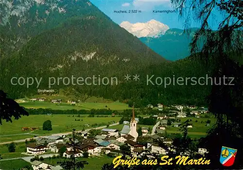 AK / Ansichtskarte  St_Martin_Lofer mit Hoches und Karnerlinghorn St_Martin_Lofer