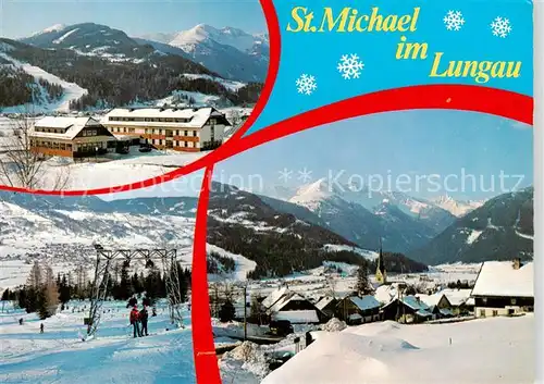 AK / Ansichtskarte  St_Michael_Lungau_AT Berggasthaus Panorama Schlepplift 