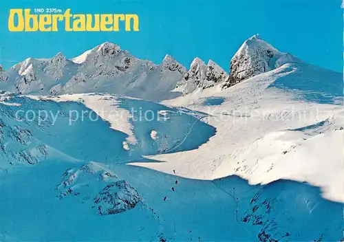 AK / Ansichtskarte  Obertauern_AT Fliegeraufnahme mit Zehnerkarspitze Gamsspitze Skiabfahrt von der Zehnerkarseilbahn Bergstation 