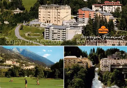 AK / Ansichtskarte  Bad_Gastein_AT Der Kaiserhof Golfplatz Wasserfall 