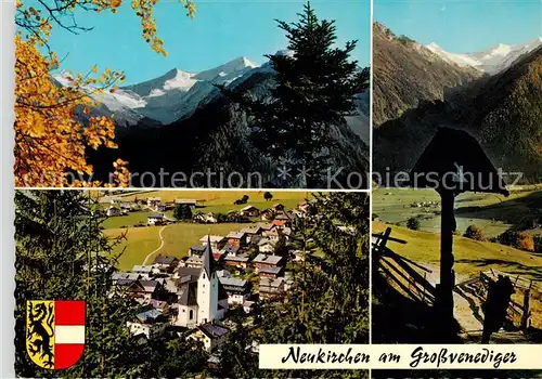 AK / Ansichtskarte 73862126 Neukirchen_Grossvenediger_AT Panorama Ortsansicht Wegekreuz 