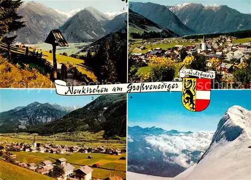 AK / Ansichtskarte 73862134 Neukirchen_Grossvenediger_AT Rechtegg Huetteltalkogel Habachtal Grossvenediger Gipfel 