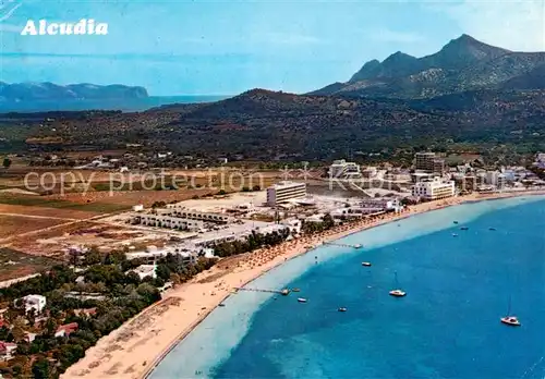 AK / Ansichtskarte 73862168 Alcudia_Mallorca_ES Panorama Ferienanlagen Hotels Strand 