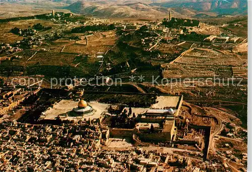 AK / Ansichtskarte 73862186 Jerusalem__Yerushalayim_Israel Aerial view of the Old City 