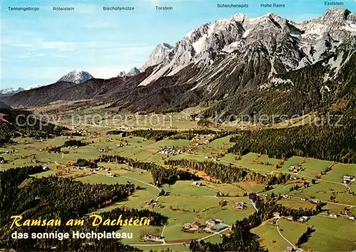 AK / Ansichtskarte 73862196 Ramsau_Dachstein_Steiermark Panorama Hochplateau Suedwaende des Dachsteinmassivs Hoehenluftkurort Ramsau_Dachstein