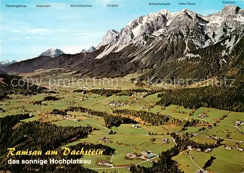 AK / Ansichtskarte  Ramsau_Dachstein_Steiermark Panorama Hochplateau Suedwaende des Dachsteinmassivs Hoehenluftkurort Ramsau_Dachstein