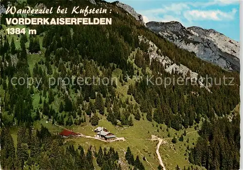 AK / Ansichtskarte  Vorderkaiserfelden_Kaisergebirge_Tirol_AT Schutzhuette am Zahmen Kaiser 