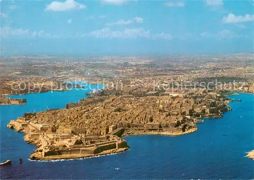 AK / Ansichtskarte  Valletta_Malta Aerial view Valletta_Malta