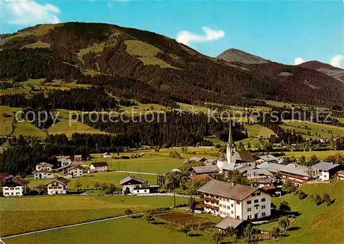 AK / Ansichtskarte  Scheffau_Tirol_Wilden_Kaiser_Tirol_AT Panorama Luftkurort gegen Hohe Savle 