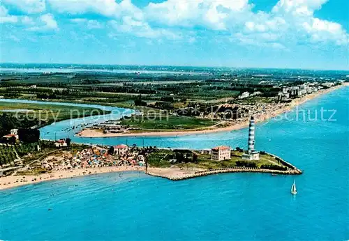 AK / Ansichtskarte 73862232 Lido_di_Jesolo_IT Kuestenpanorama Leuchtturm 