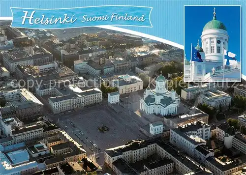 AK / Ansichtskarte 73862249 Helsinki_Suomi Fliegeraufnahme 