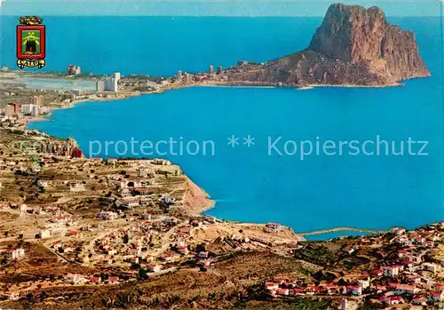 AK / Ansichtskarte 73862257 Calpe_Calp_Alicante_ES Kuestenpanorama 