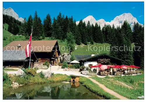 AK / Ansichtskarte  Filzmoos_AT Unterhof Alm Gastronomie am Almsee 