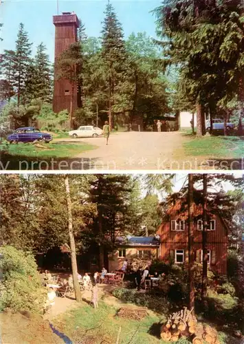 AK / Ansichtskarte  Wildenau_Vogtland Berggaststaette Steinberg Aussichtsturm Wildenau_Vogtland