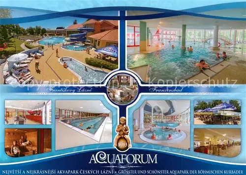 AK / Ansichtskarte  Frantiskovy_Lazne_Franzensbad_Boehmen_CZ Aquaforum Freizeitbad 