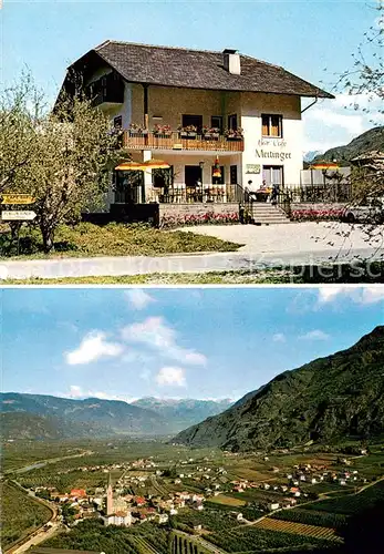 AK / Ansichtskarte  Terlano_Suedtirol_IT Bar Cafe Meitinger Panorama Luftaufnahme 