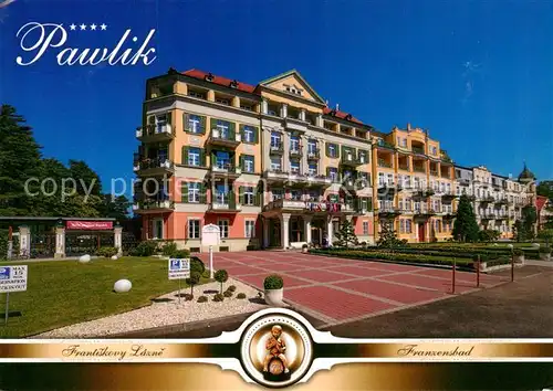 AK / Ansichtskarte 73862308 Frantiskovy_Lazne_Franzensbad_Boehmen_CZ Hotel Pawlik 