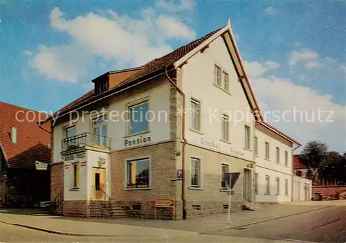 AK / Ansichtskarte  Zollhaus_Blumberg_BW Gasthof Pension Adler Post 