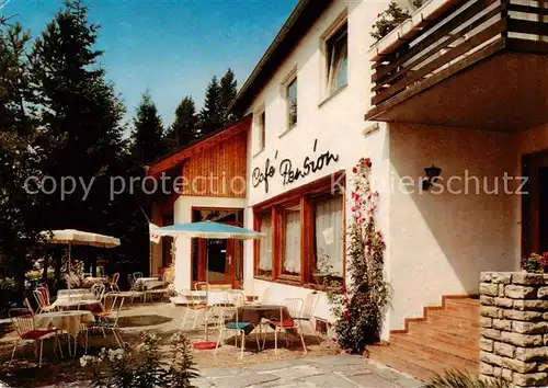 AK / Ansichtskarte  Eisenbach_Schwarzwald Café Pension Haus Charlott Terrasse Eisenbach Schwarzwald