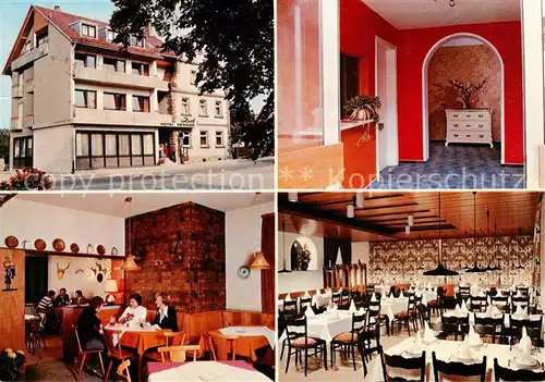 AK / Ansichtskarte  Schillingsfuerst Hotel Pension Zapf an der Woernitzquelle Restaurant Schillingsfuerst