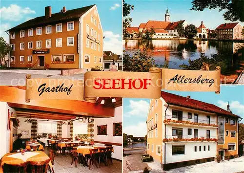 AK / Ansichtskarte 73862361 Allersberg Gasthof Seehof Restaurant Spitalweiher Allersberg