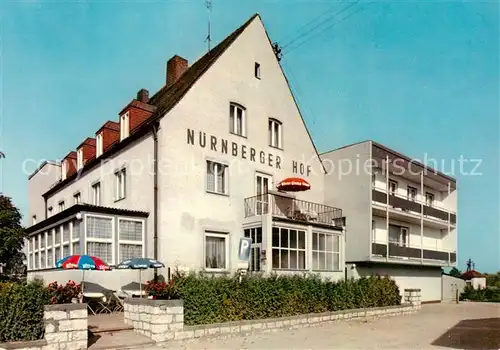 AK / Ansichtskarte  Neumarkt_Oberpfalz Hotel Restaurant Nuernberger Hof Neumarkt Oberpfalz