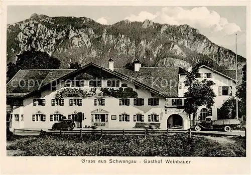 AK / Ansichtskarte 73862406 Schwangau Gasthof Pension Weinbauer Allgaeuer Alpen Schwangau