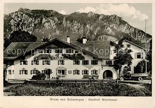AK / Ansichtskarte 73862409 Schwangau Gasthof Weinbauer Allgaeuer Alpen Schwangau