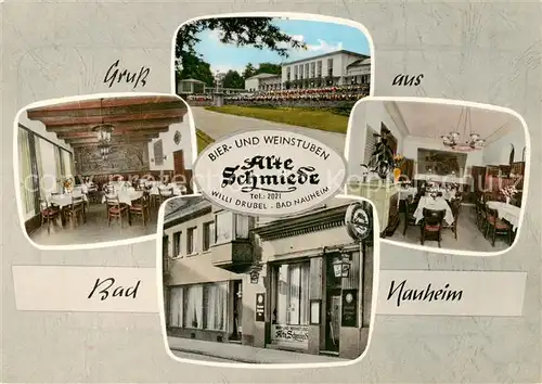 AK / Ansichtskarte  Bad_Nauheim Bier- und Weinstuben Gaststaette Alte Schmiede Bad_Nauheim