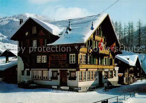 AK / Ansichtskarte  Gstaad_BE Posthotel Roessli 