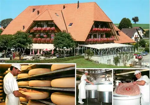 AK / Ansichtskarte  Affoltern_Emmental_BE Emmentaler Schaukaeserei  Details 