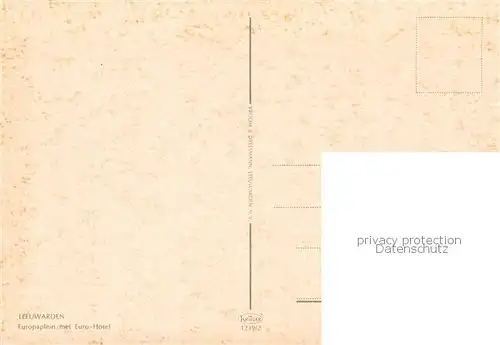 AK / Ansichtskarte  Leeuwarden_NL Europaplein met Euro Hotel 
