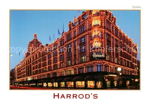 AK / Ansichtskarte 73862433 London__UK Harrod's 