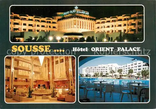 AK / Ansichtskarte  Sousse_Tunesie Hotel Orient Palac Foyer Terrasse 