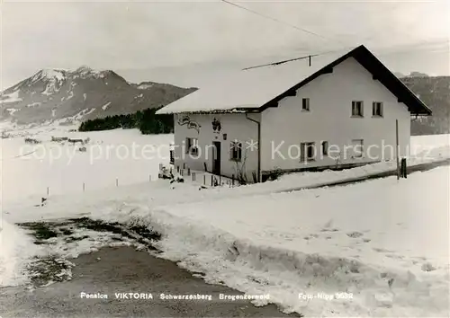 AK / Ansichtskarte  Schwarzenberg_Vorarlberg Pension Viktoria Schwarzenberg Vorarlberg