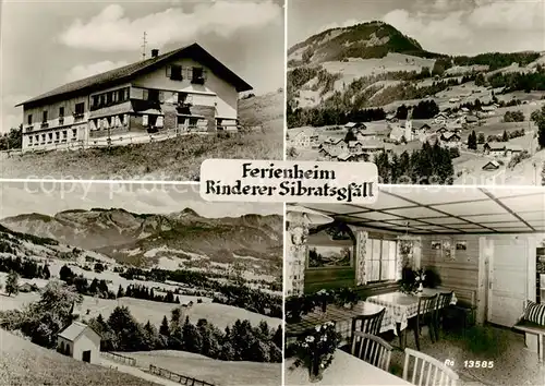 AK / Ansichtskarte  Sibratsgfaell_Vorarlberg_AT Ferienheim Rinderer Panorama Gaststube 