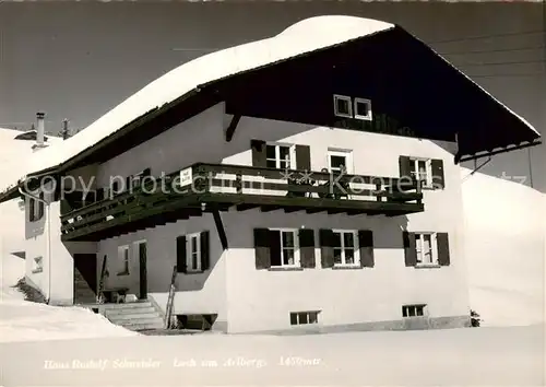 AK / Ansichtskarte  Lech_Vorarlberg Haus Rudolf Schneider Lech Vorarlberg