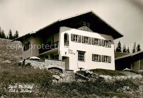 AK / Ansichtskarte  Lech_Vorarlberg Haus Dr Kueng Lech Vorarlberg