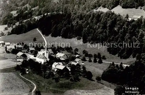 AK / Ansichtskarte  Langen_Bregenz Fliegeraufnahme Langen Bregenz